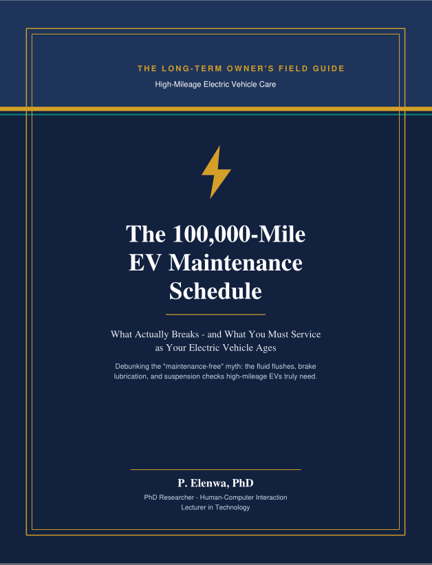 The 100,000-Mile EV Maintenance Schedule: What Actually Breaks?